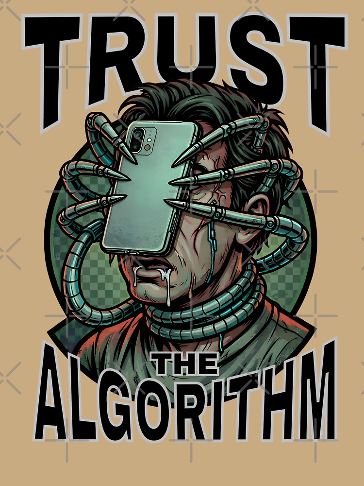Trust The Algorithm Cellphone by StatusApocalyps