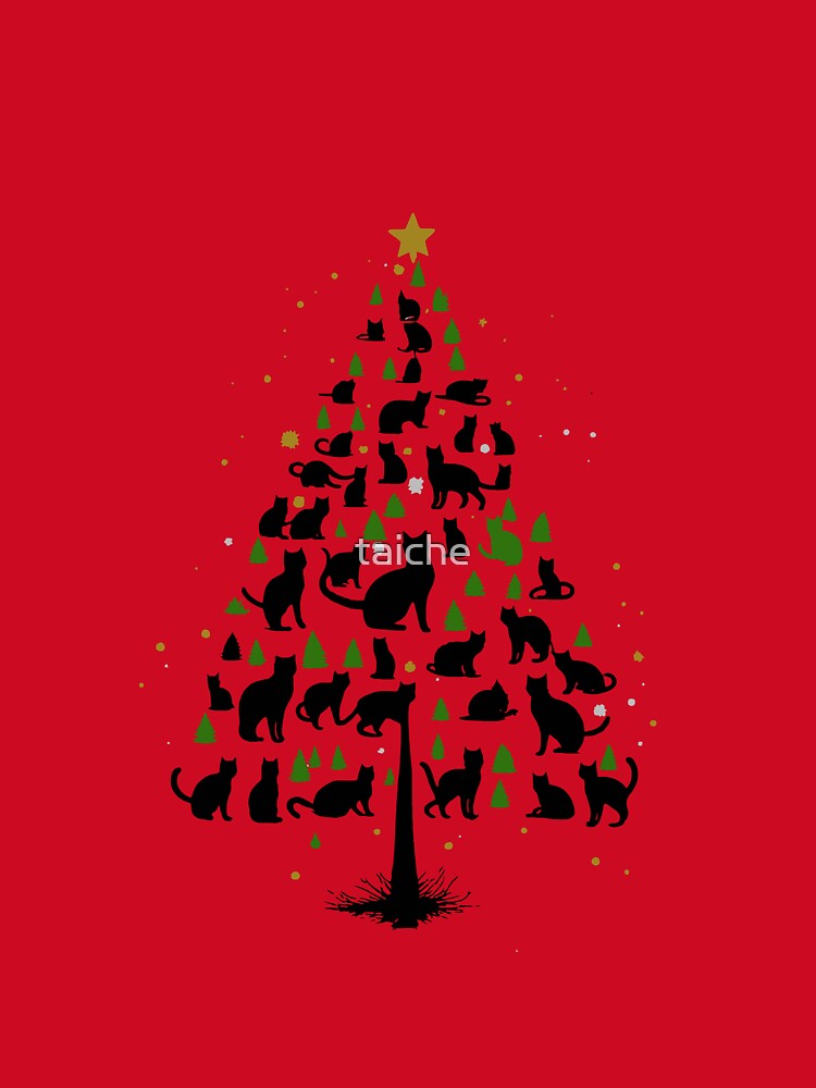 Cat Lover Christmas Tree 2 by taiche