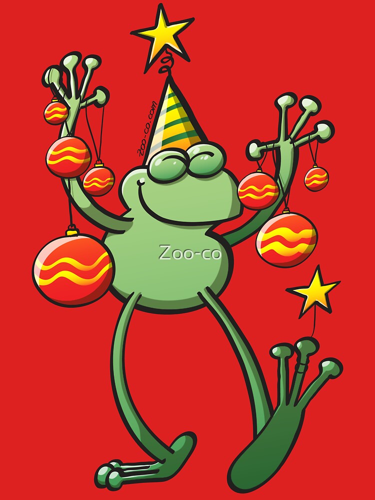 Christmas Decorations for a Frog by Zoo-co