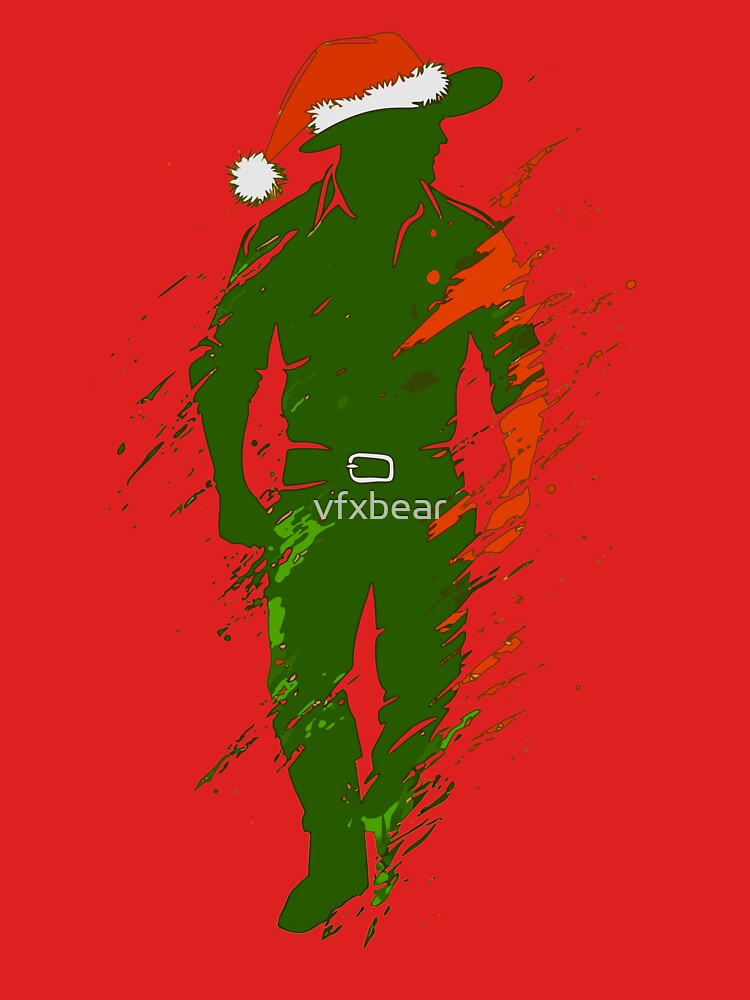 Santa Cowboy Silhouette by vfxbear