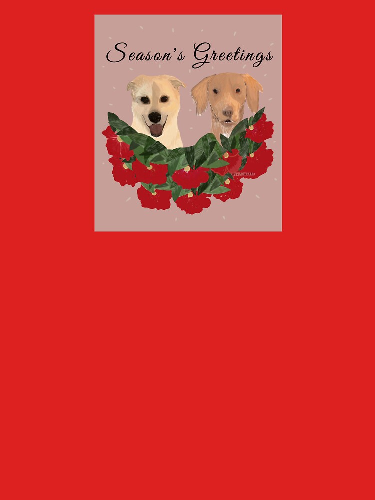 Season's Greetings Dogs by buzzcutart