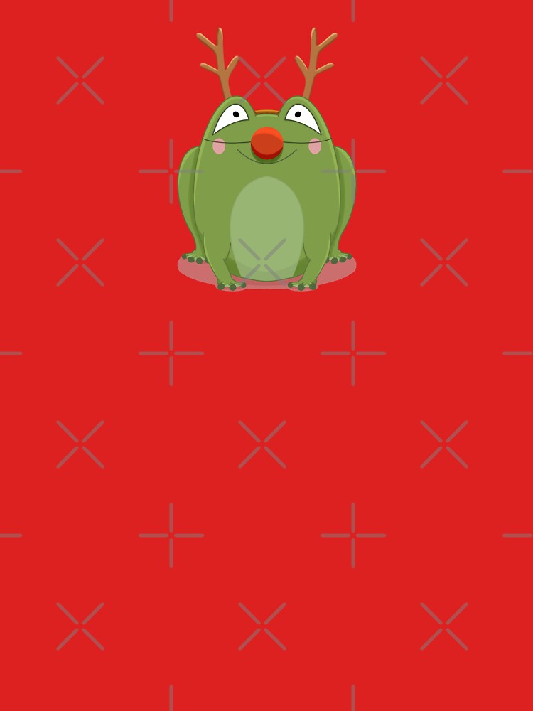 Christmas Frog - Reindeer by Sab1324