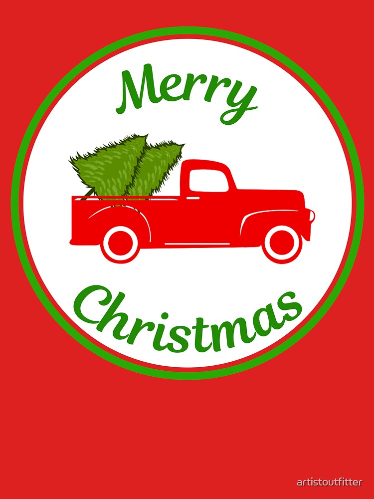Christmas Truck by artistoutfitter