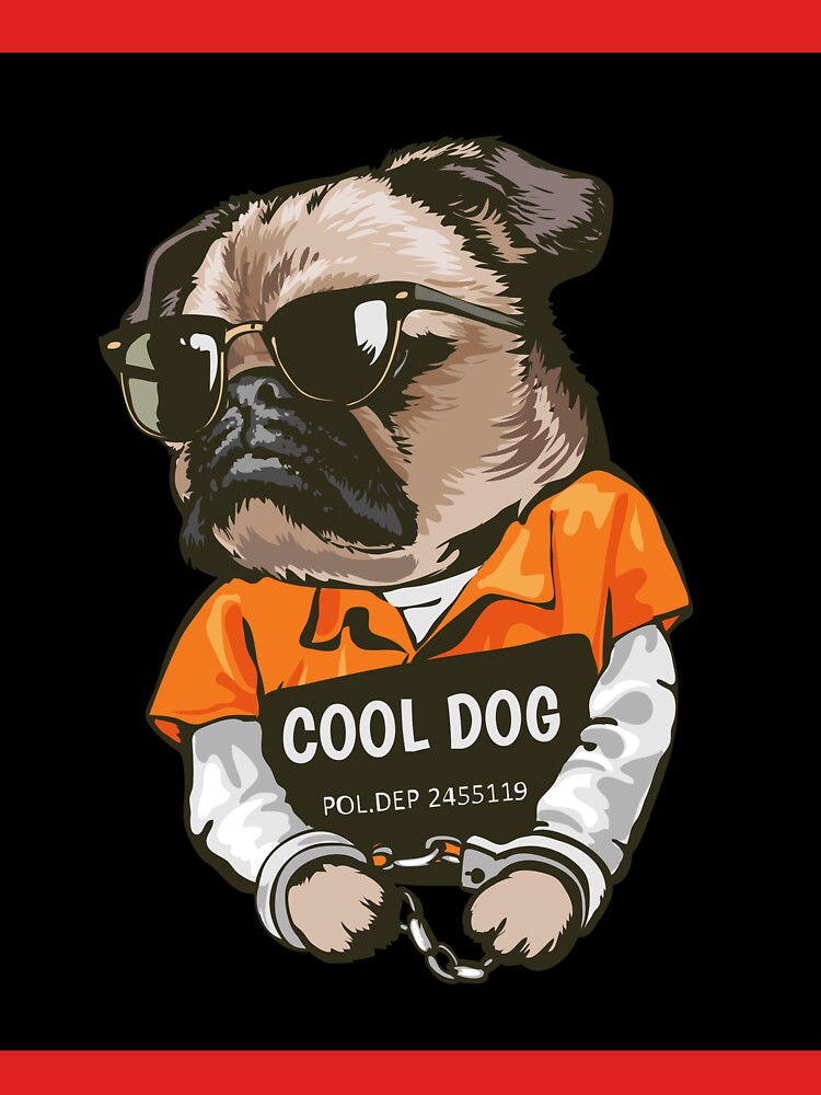 cool dog t-shirt by satya881