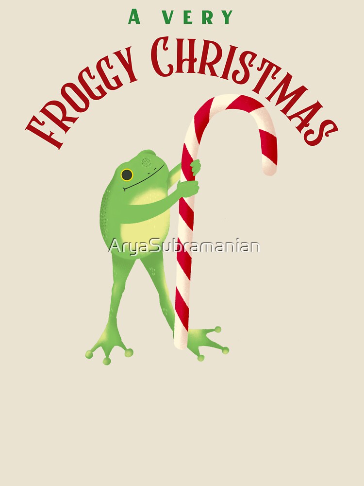 Froggy Fun, Funny Christmas Design by AryaSubramanian