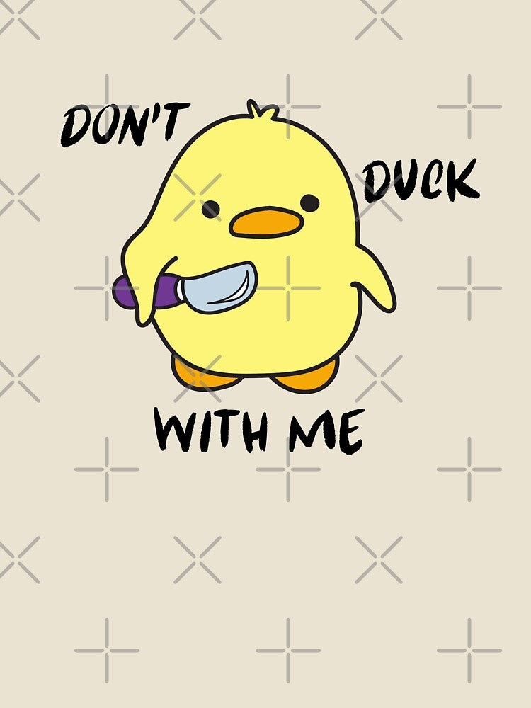 Funny duck sticker |duck with knife sticker | cute duck sticker | water bottle sticker | Laptop sticker | by Walmarval ⭐⭐⭐⭐⭐