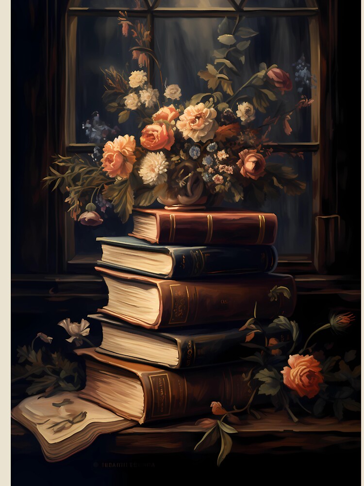 Secret library victorian art dark academia gothic cottagecore decor by Mehak  Khan