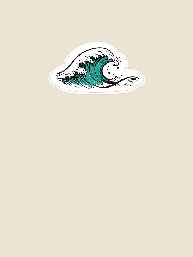 Ocean Wave Minimal by InkPixell