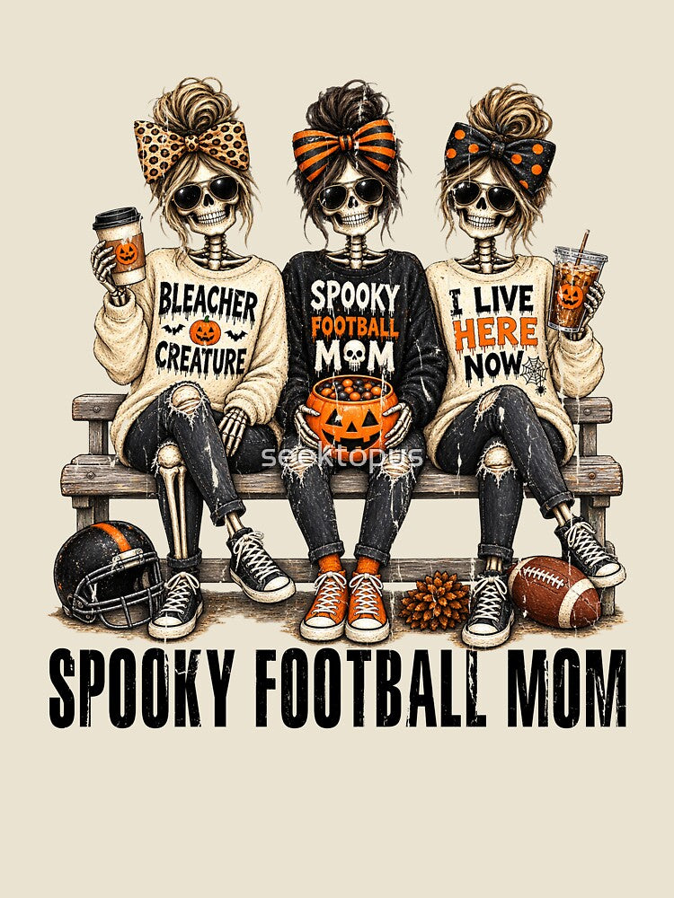 Spooky Football Mom by seektopus