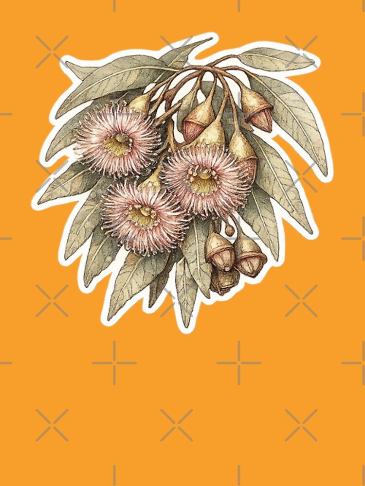 Eucalyptus Gum Blossom Sticker by Trigart-art Unisex