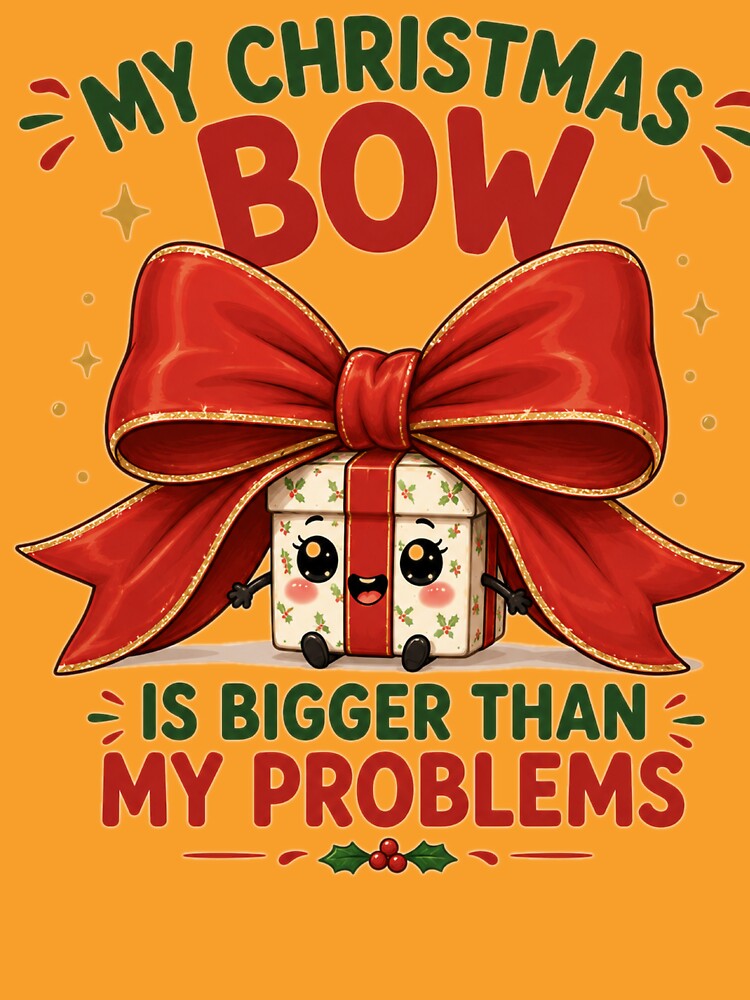 My Christmas Bow Is Bigger Than My Problems | Funny Christmas by MotylekAnia