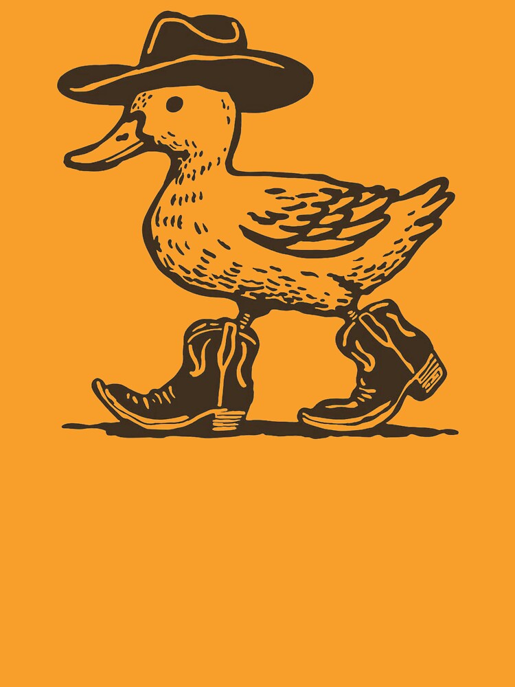 Cowboy Duck in Boots and Hat by Spring Things