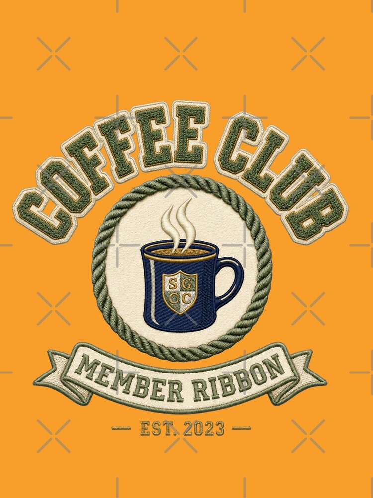 Coffee Club Goose Frog Sticker Badge by The Silly goose country club