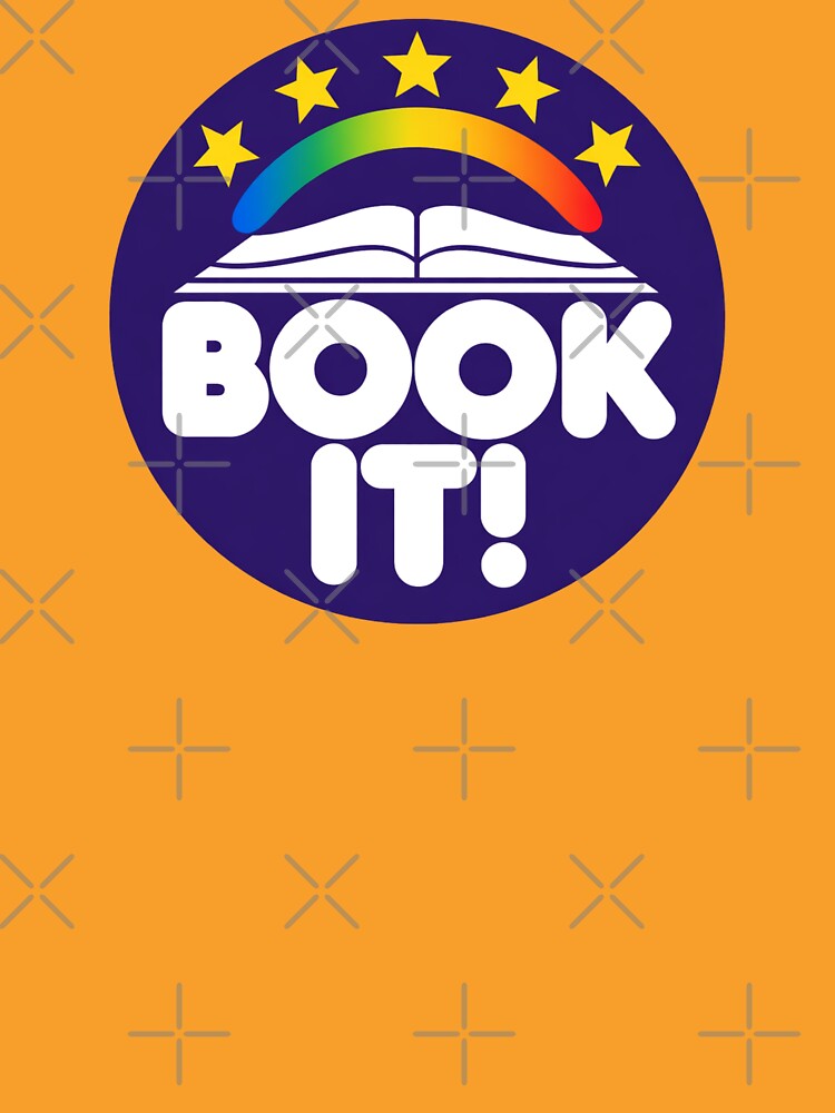 Book It Reading Program Inspired Retro Design | 90s School Nostalgia by SimplyJasper