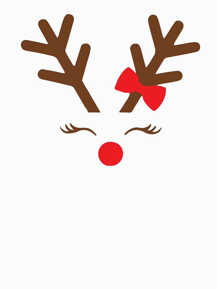 Cheery Reindeer Carols Print by PrintsByAnnJ