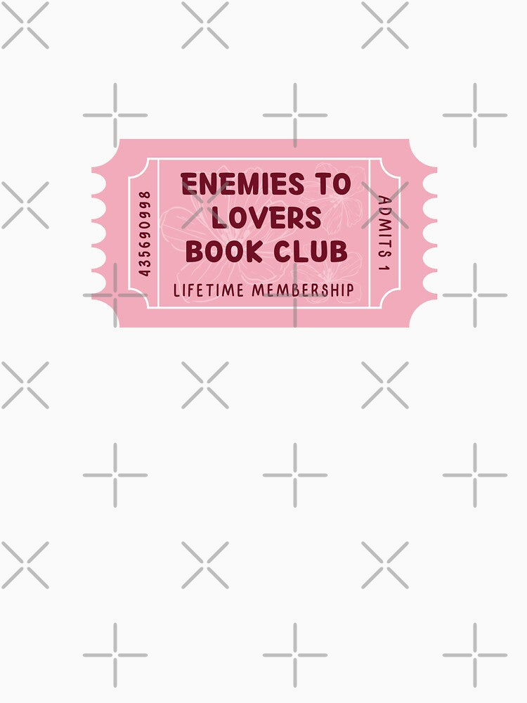 Enemies to lovers book club - floral ticket by Neadoodles