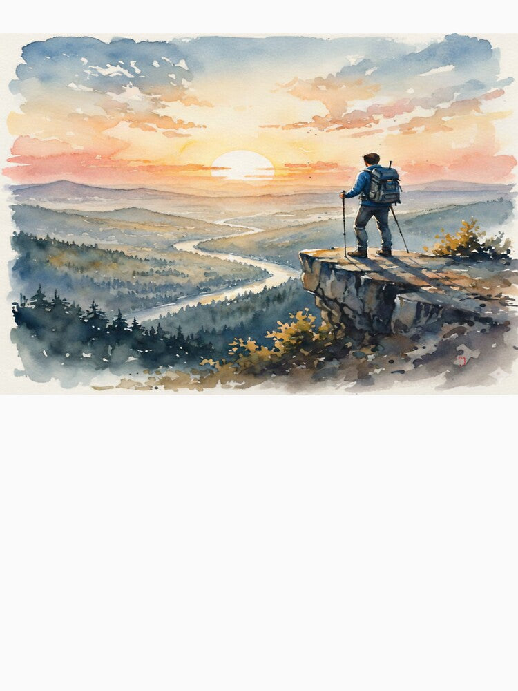 Sunrise Hiker by CHome-Design