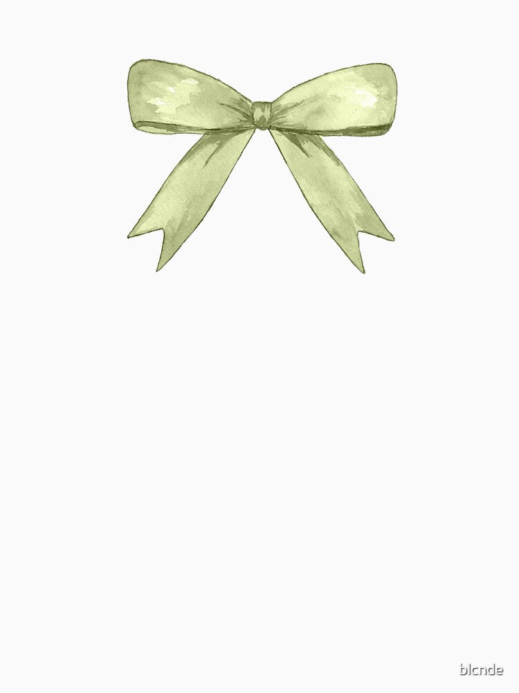 Cute green bow design by lilsdefleur