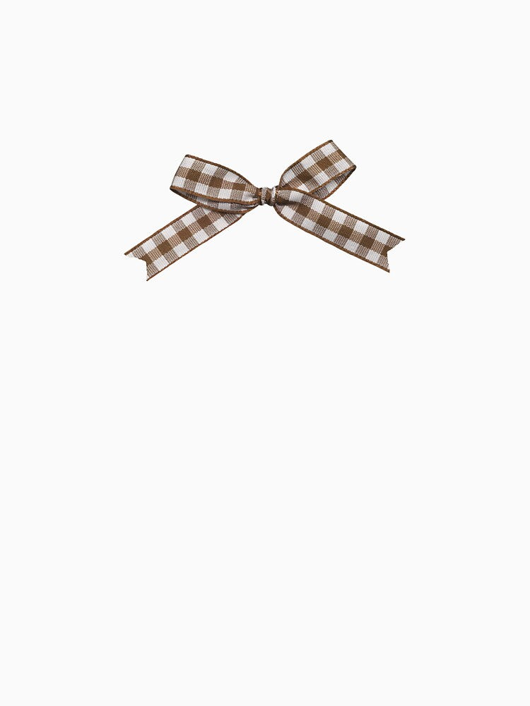 Brown Checkered Bow <3 by sulfxric