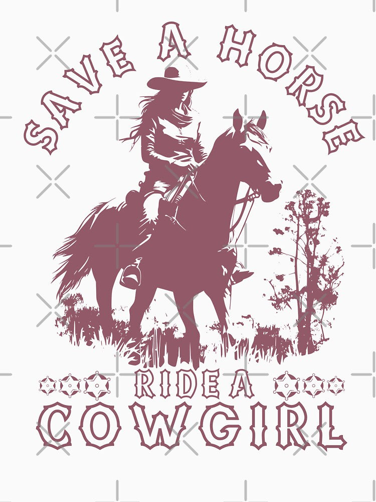 Save a Horse Ride a Cowgirl by BelkaMed