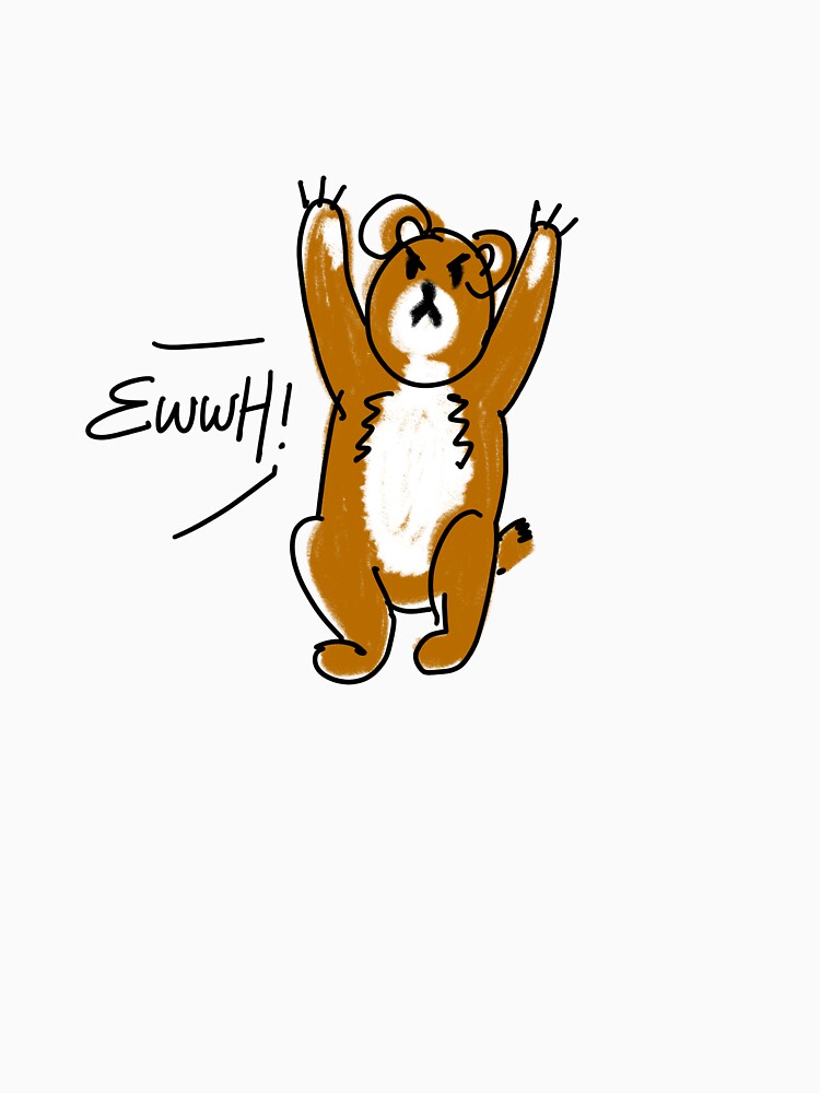 Salty Seaweed's Funny Angry Bear Ewwh Illustration by Salty Seaweed’s Cozy with Mellow Studio