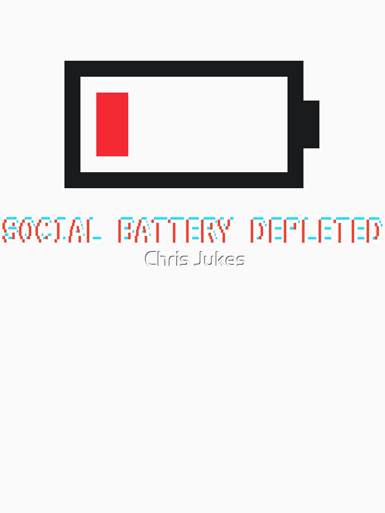 BATTERY DEPLETED - Retro Pixel Art Low Battery Icon by Chris Jukes