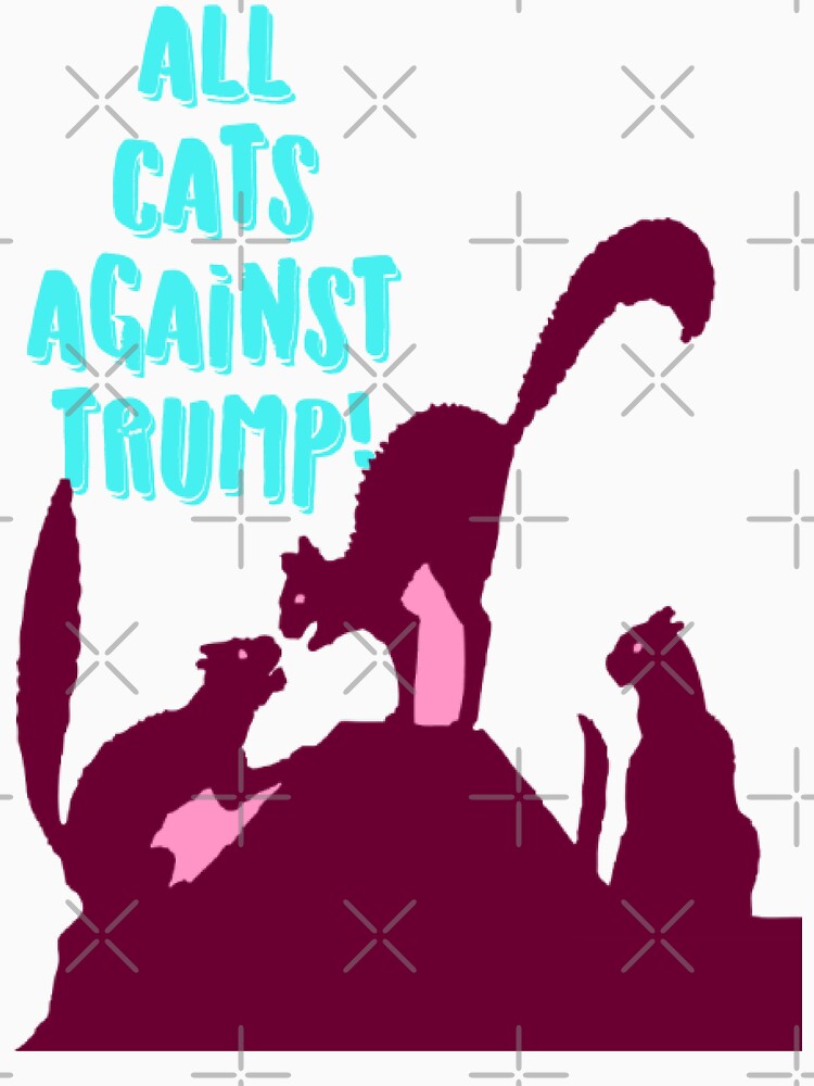 CATS AGAINST TRUMP STICKERS by Nyome Afrique Art & Designs