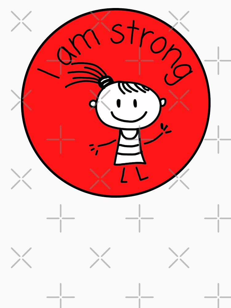 I am strong Positive Affirmation Self Talk positivity by cathyzoeller