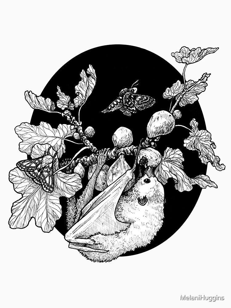 Fig Tree and the Fruit Bat by MelaniHuggins Unisex