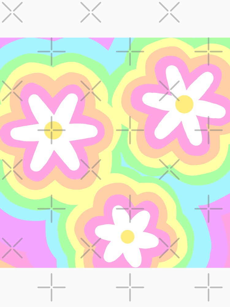 Y2K pastel trippy flowers by Alex-artz