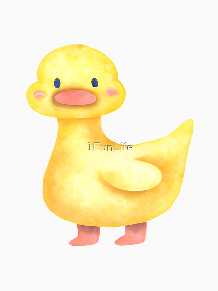 Yellow Cuddle Duck, Look How Cute and Happy this Duck Is! by 1FunLife