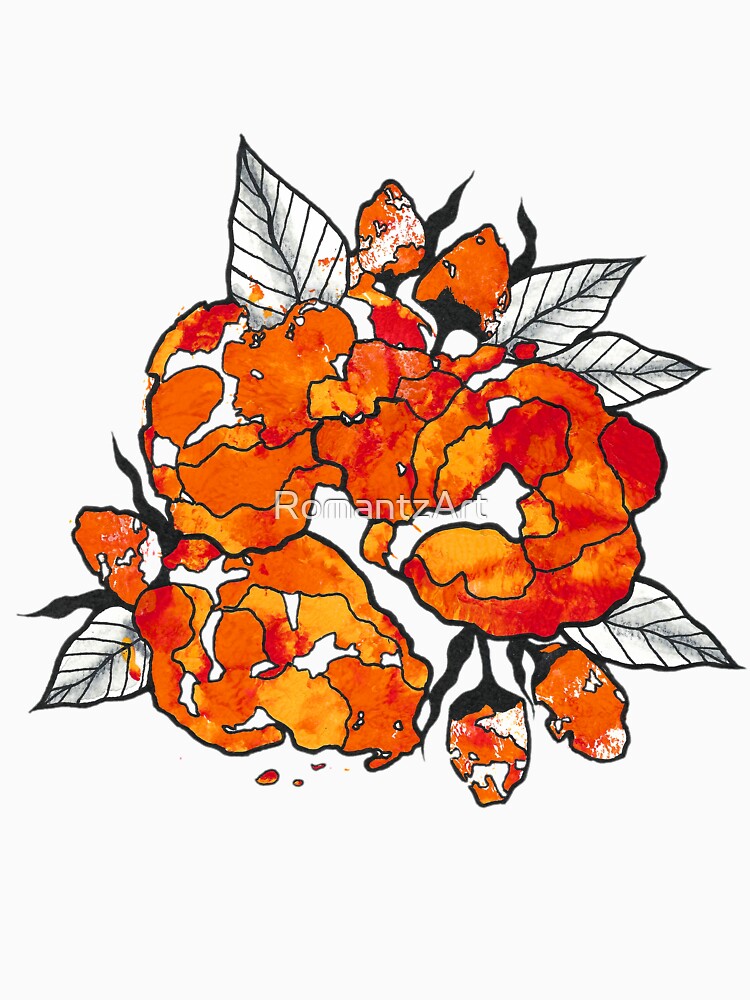 Imperfectly Beautiful - Fire Roses by RomantzArt