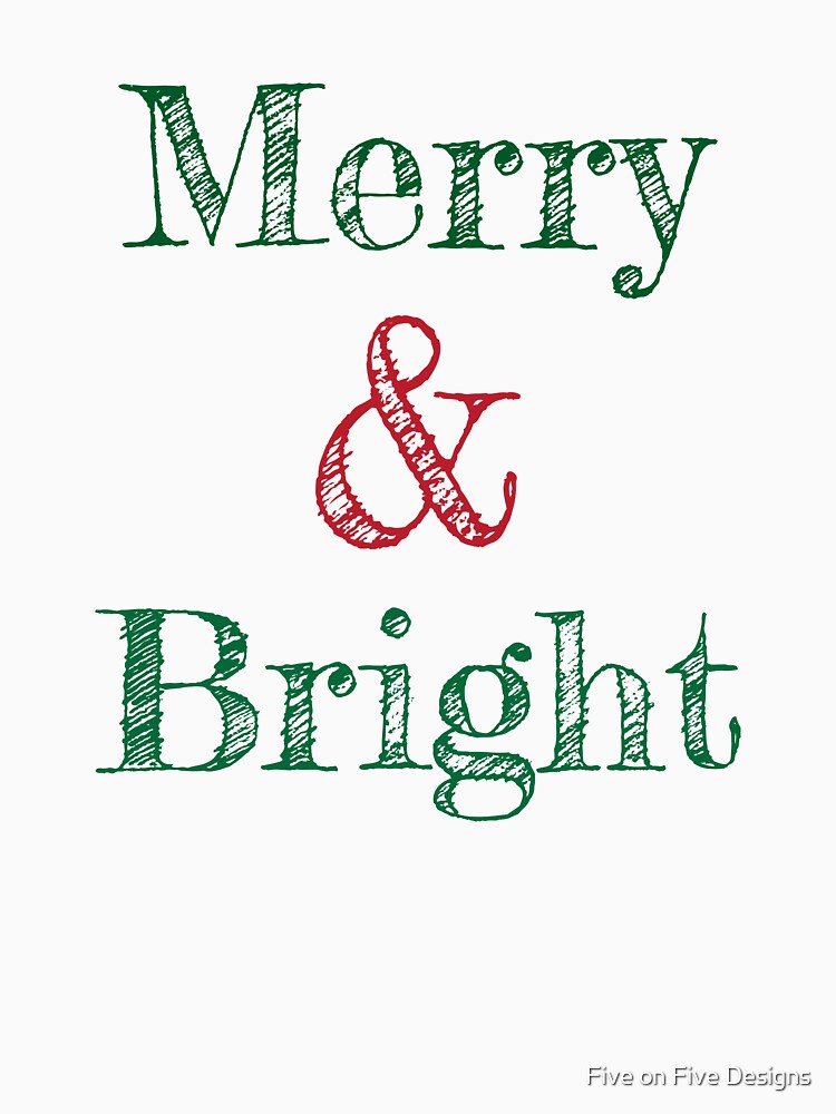 Merry & Bright by Five on Five Designs