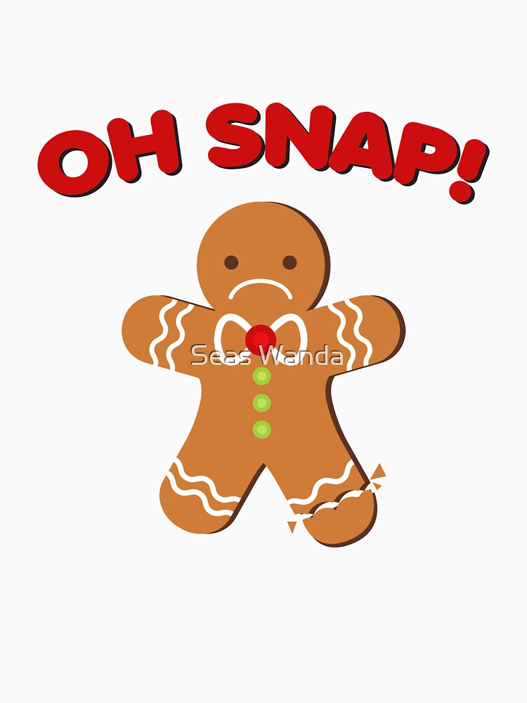 Gingerbread Man Oh Snap Christmas Holiday Costume by Seas Wanda