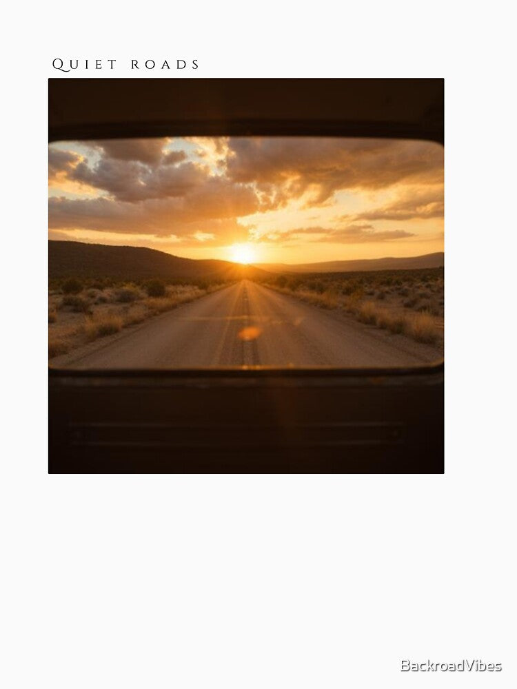 Quiet Roads (white) by BackroadVibes