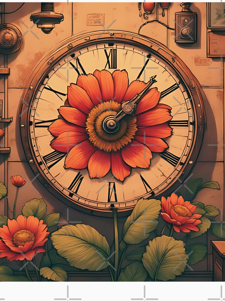 Fragments of her time steampunk vintage clock. by coolcomonshirts