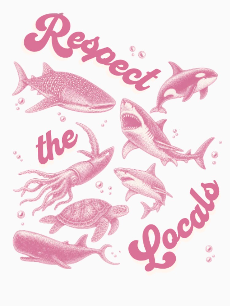 Cute Pink Marine Life Ocean Animals | Whale Shark Coquette Aesthetic by coastalfoxstudio