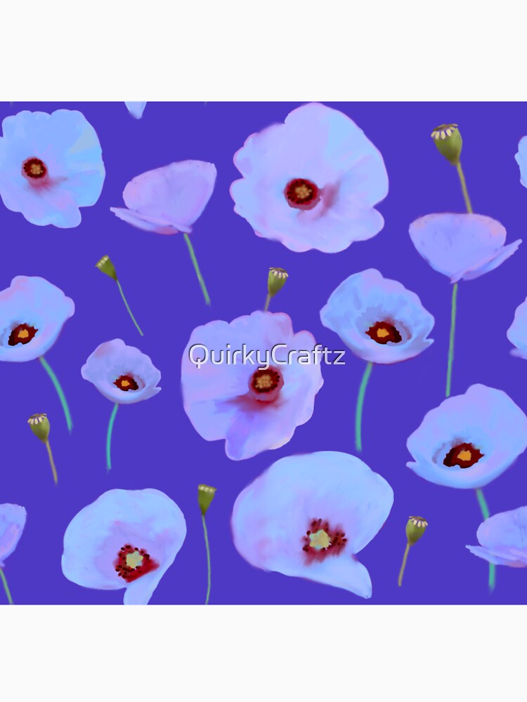 Lilac poppies by QuirkyCraftz