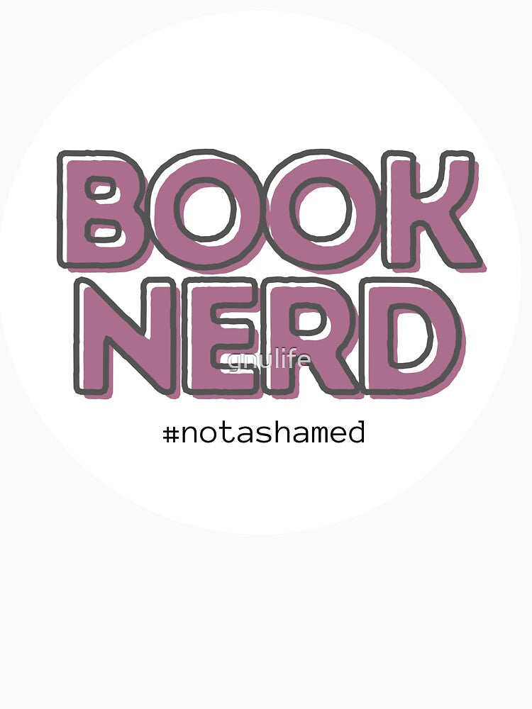 Book Nerd - mauve by gnulife