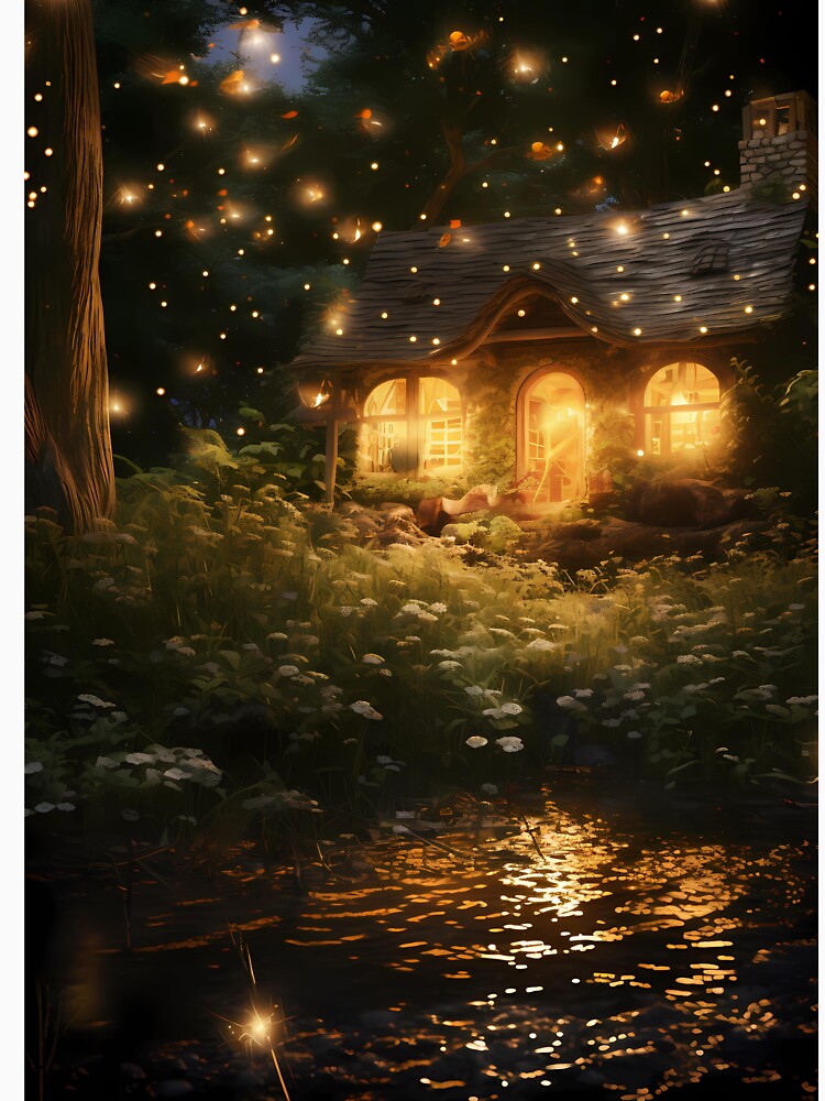 land of fireflies dark academia gothic cottagecore decor by Mehak  Khan
