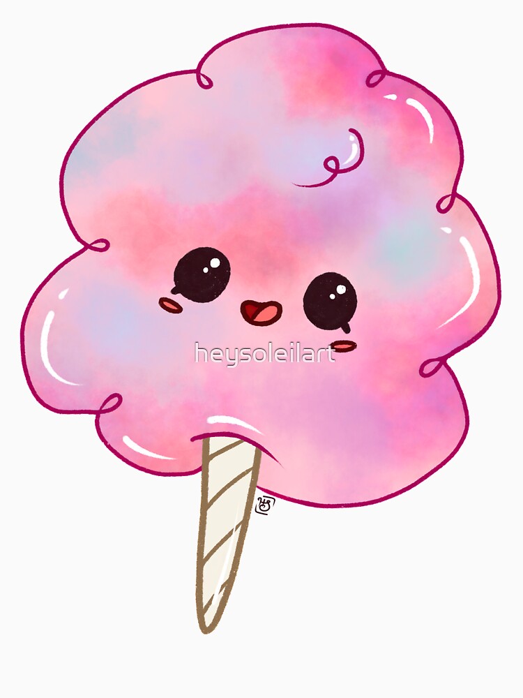 Kawaii Cotton Candy by heysoleilart