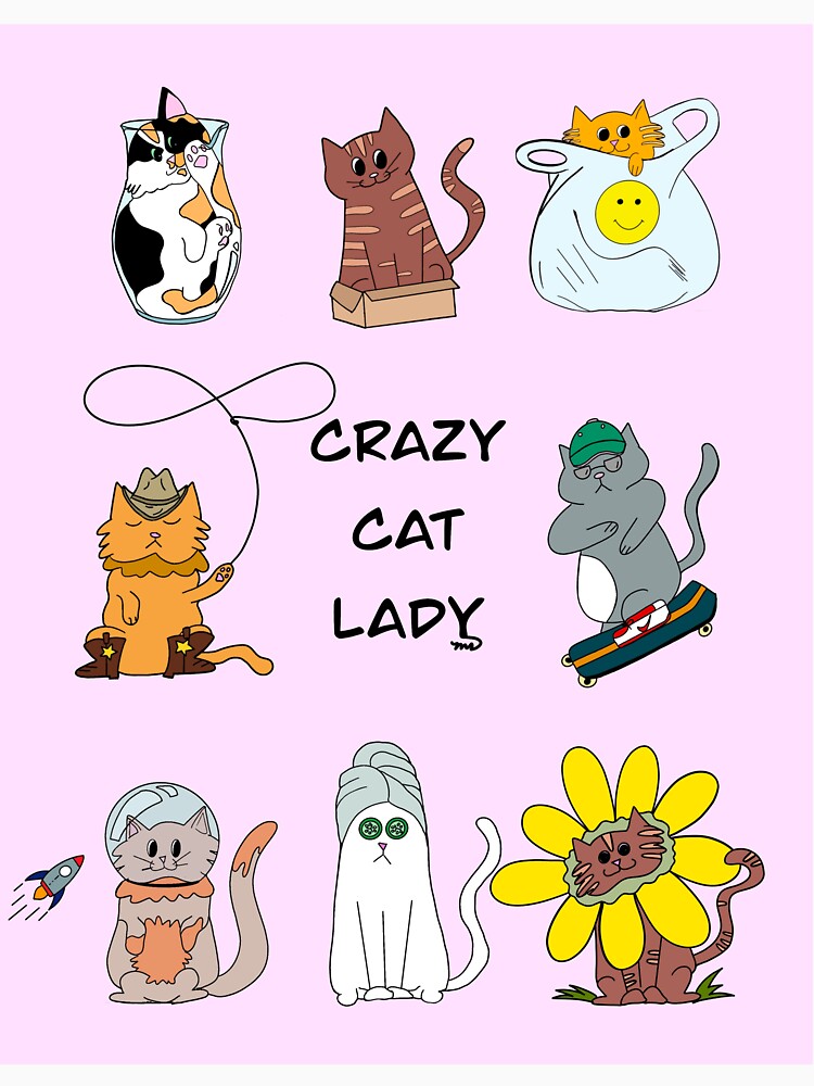 Crazy Cat Lady by Millie Davis