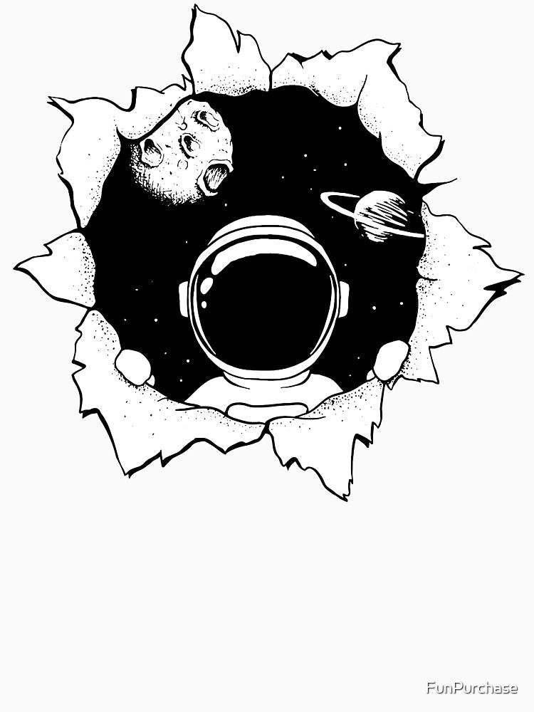 astronaut is watching you by FunPurchase Unisex