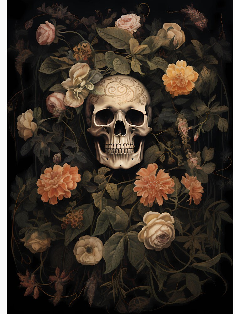 Emerging from death dark academia gothic cottagecore decor by Mehak  Khan