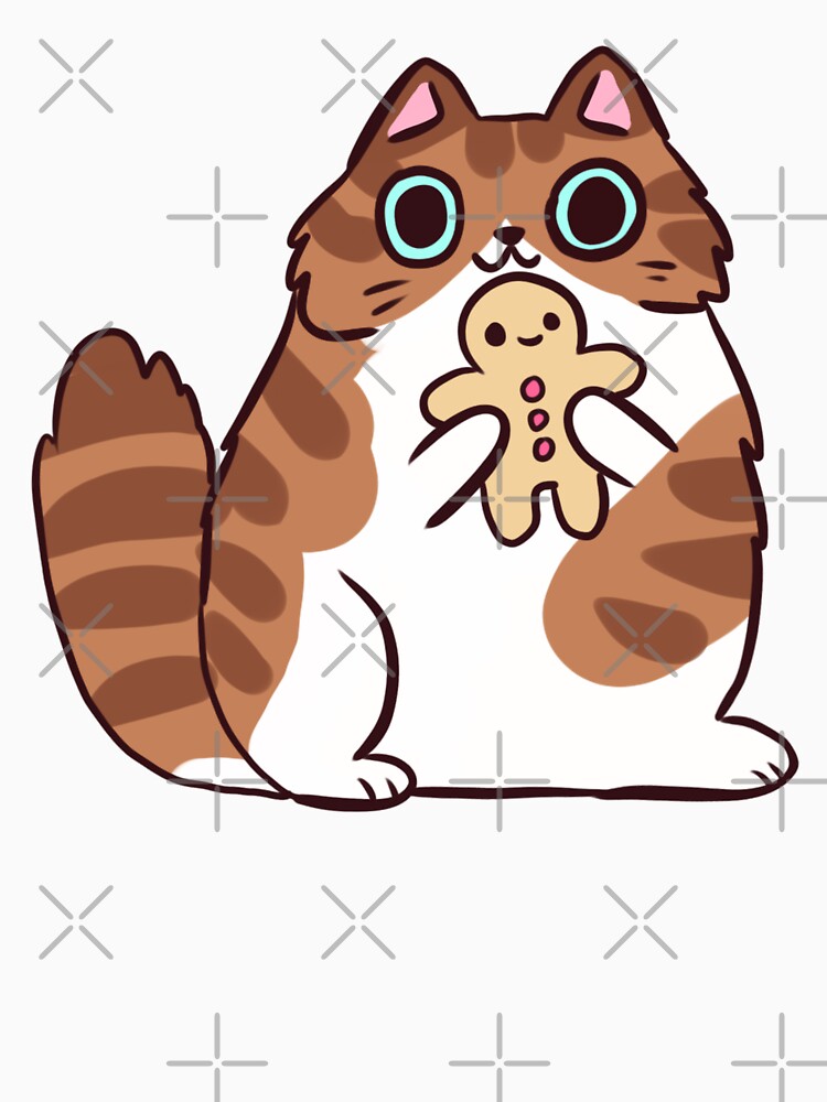 Cute christmas cat illustration by Yarafantasyart