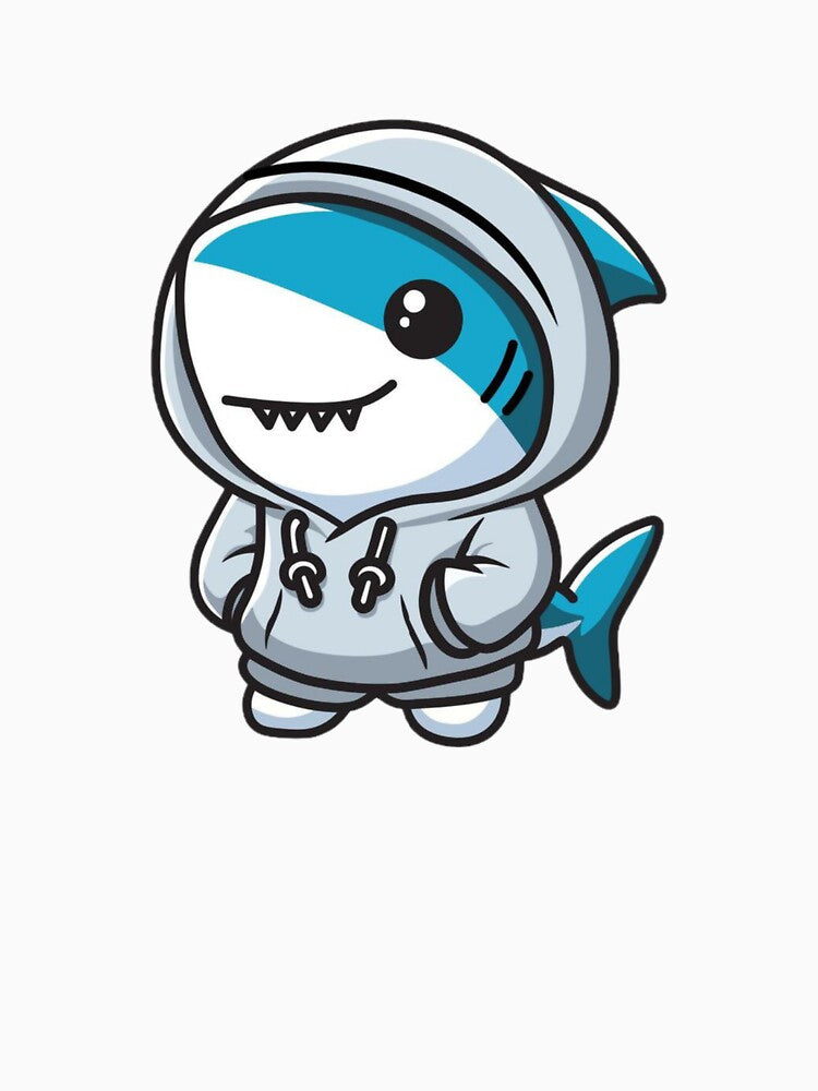 Cool Shark with Sunglasses by AleNuv
