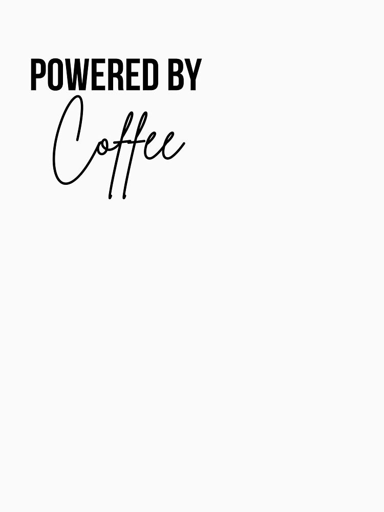 Powered by coffee by Cozybysophie