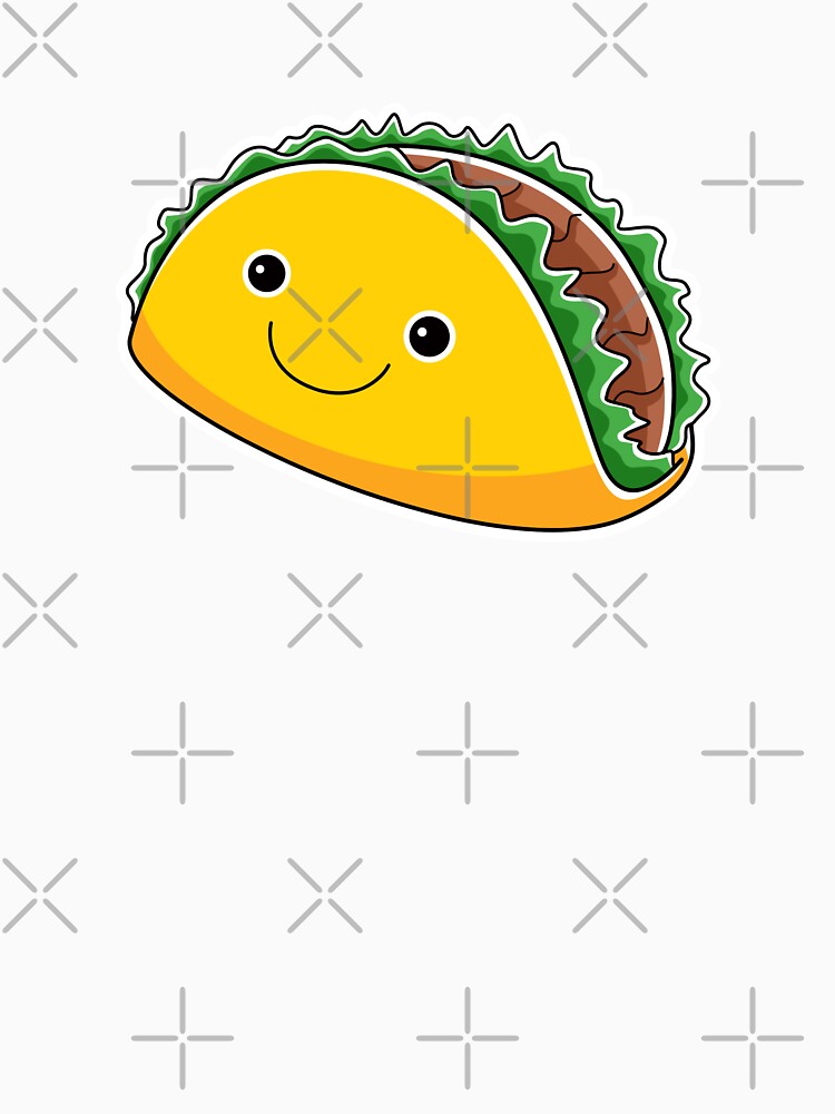 Cute Kawaii Happy Taco by KawaiiStickers-