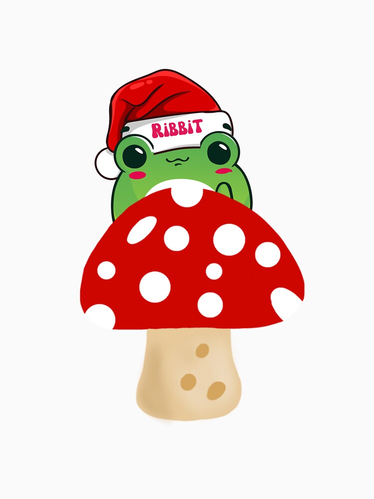 Happy Christmas Mushroom Frog by InspireWithLove