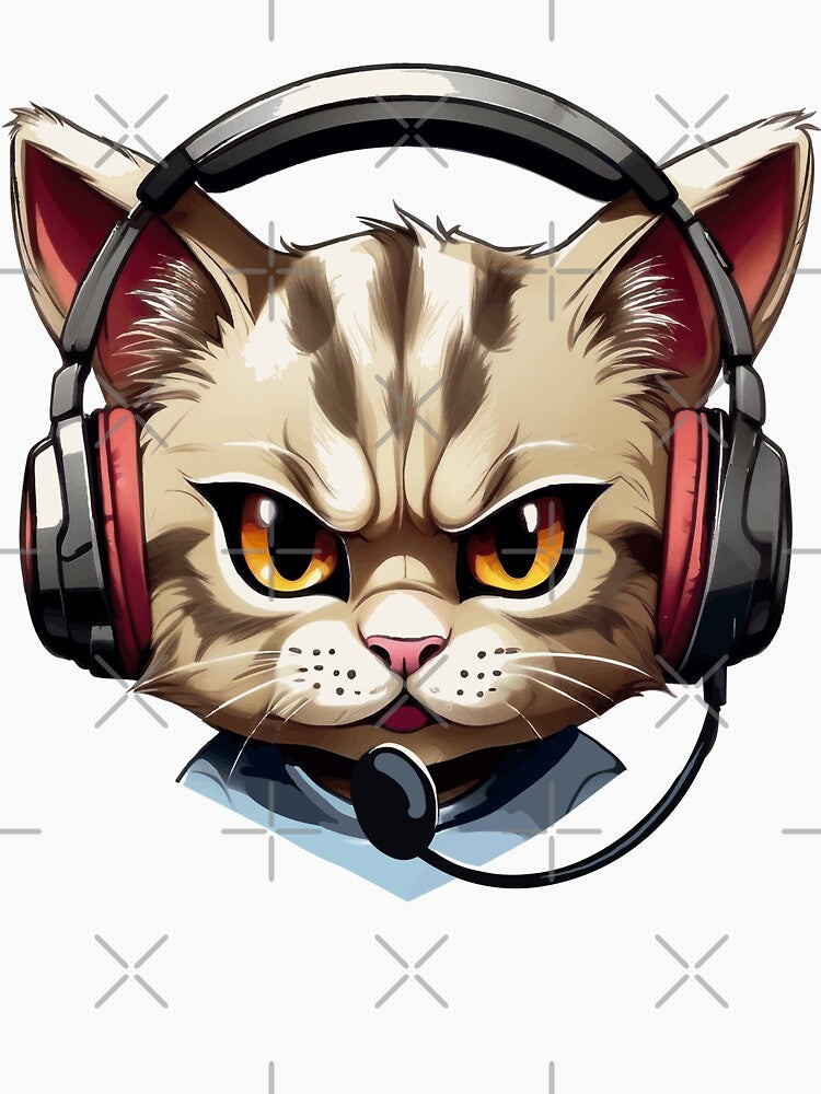 Meow Mix Melodies Cat christmas DJ Vibes by DrawHandArt